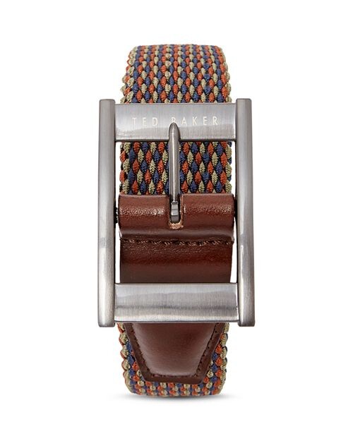 

Мужской двусторонний эластичный ремень Columm Ted Baker, цвет Orange