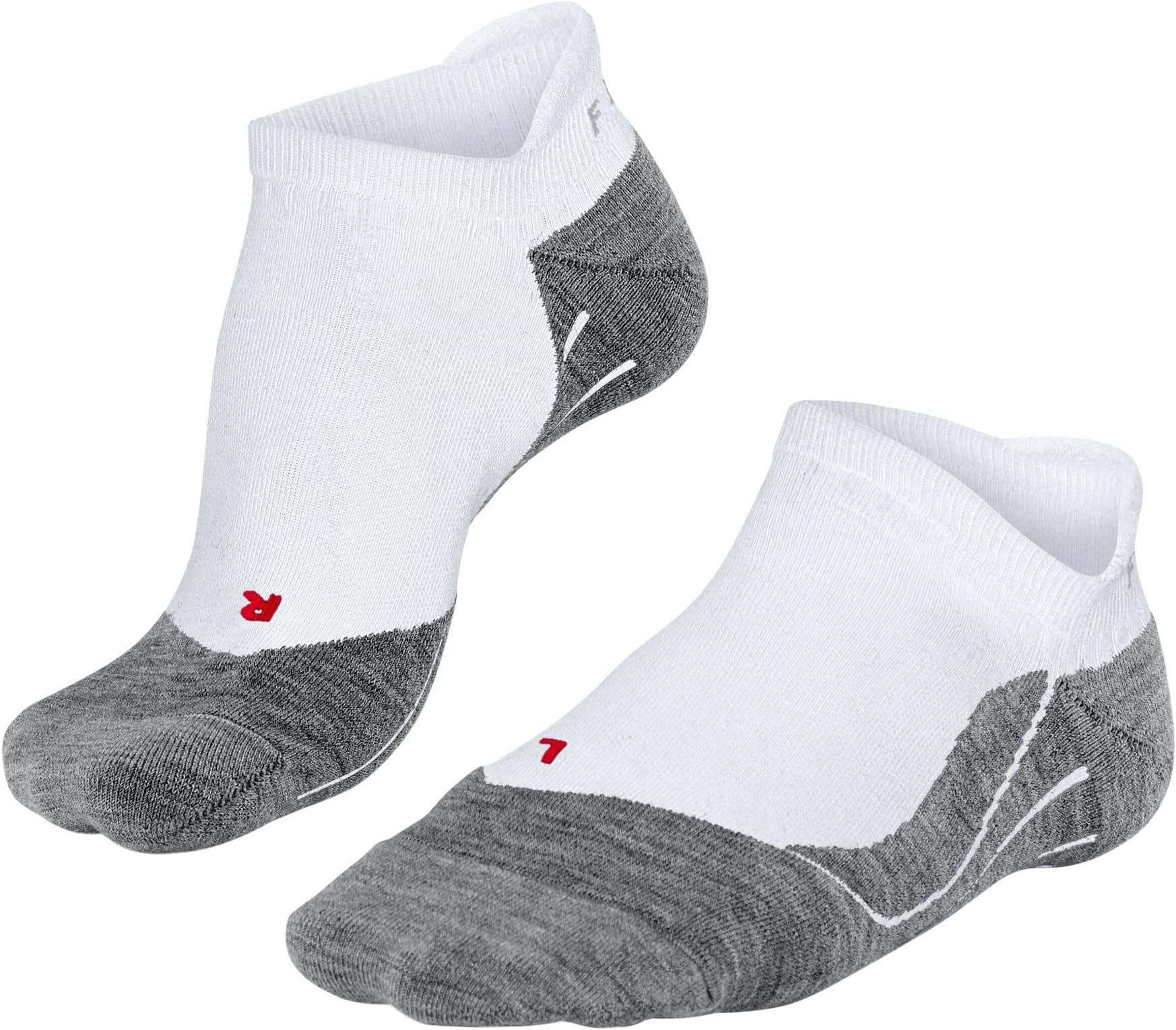 RU4 Крутые невидимые носки для бега Falke, цвет White/Mix