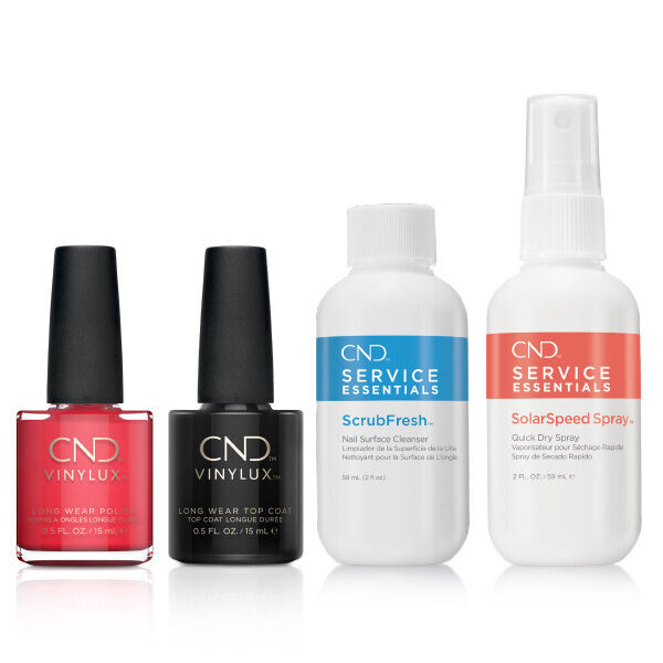 

Полный маникюрный набор с рулетами «лобстер» Cnd Vinylux, 1 комплект