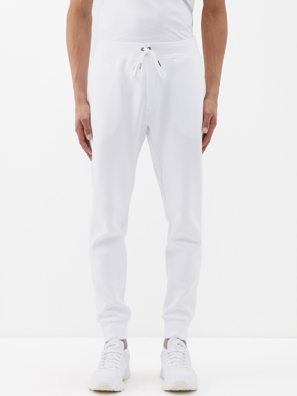 

Спортивные брюки из хлопкового джерси Polo Ralph Lauren, белый