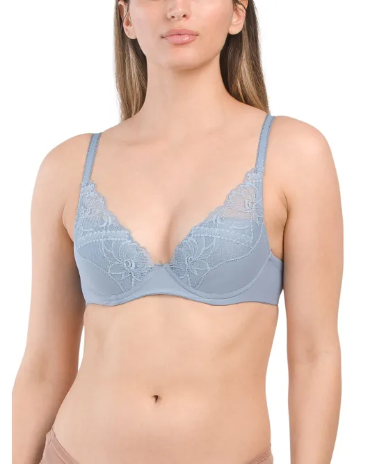 

Кружевной бюстгальтер с глубоким вырезом Orangerie Dream Chantelle, цвет Mist