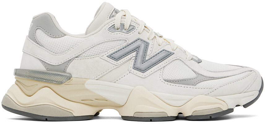 

Кремового цвета кроссовки 9060 New Balance, цвет Sea salt/Concrete/Silver metallic