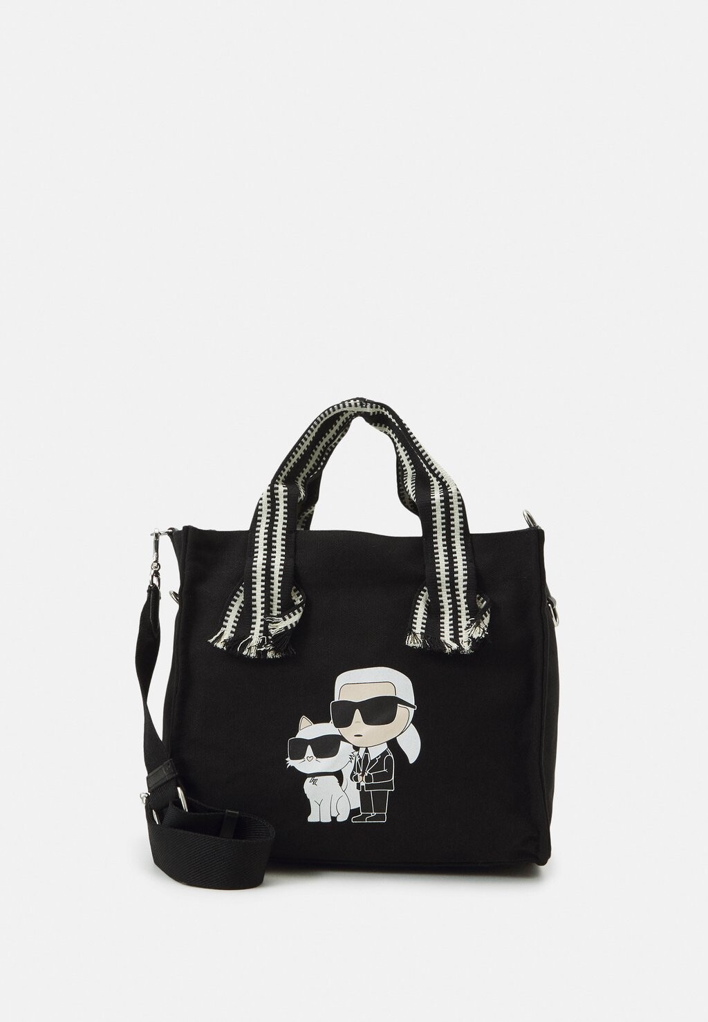 

Сумка KARL LAGERFELD ЭКСКЛЮЗИВНЫЙ ШОППЕР IKONIK WEBBING, черный