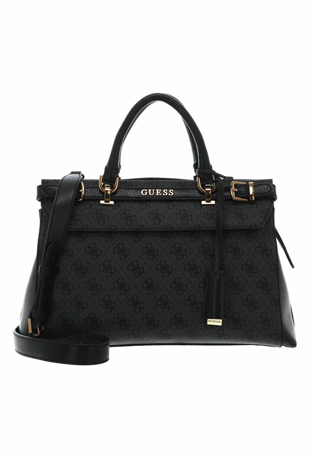 

Сумка SESTRI LOGO LUXURY SATCHEL Guess, цвет coal logo