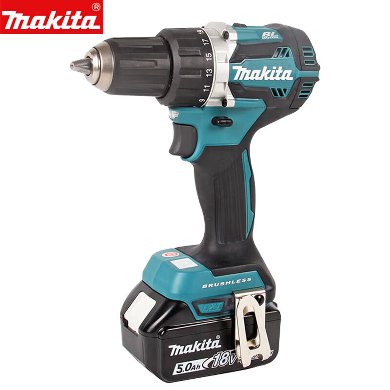 Дрель ручная Makita DDF484RTE + два аккумулятора 5.0Ah