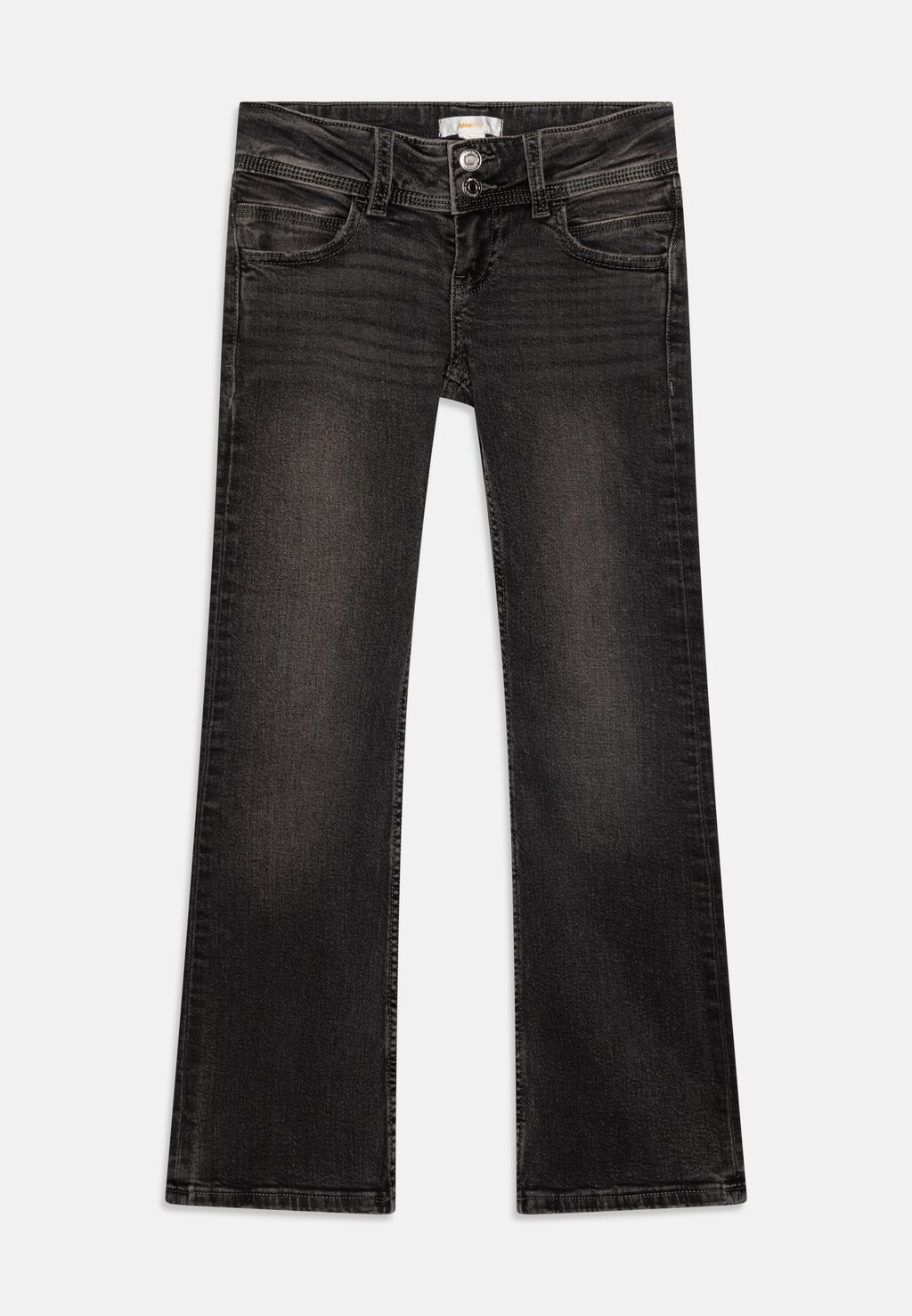 

Джинсы-клеш Low Waist Flare Gina Tricot Young, цвет dark grey