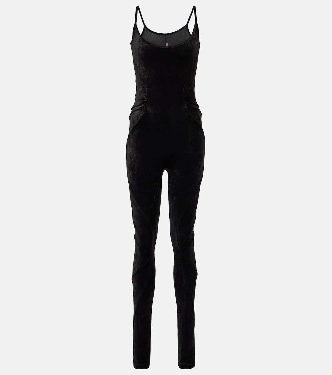 

Бархатный комбинезон lilies zephyr Rick Owens, черный