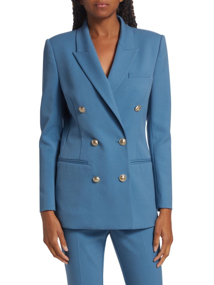 

Двубортный пиджак Walter Derek Lam 10 Crosby, цвет Light Blue