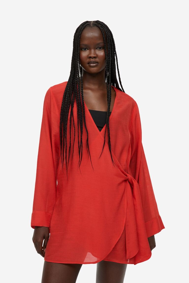 

Пляжное платье с запахом H&M