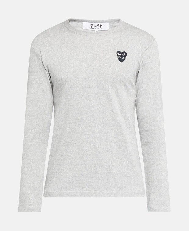 

Топ с длинными рукавами Comme des Garçons, серый