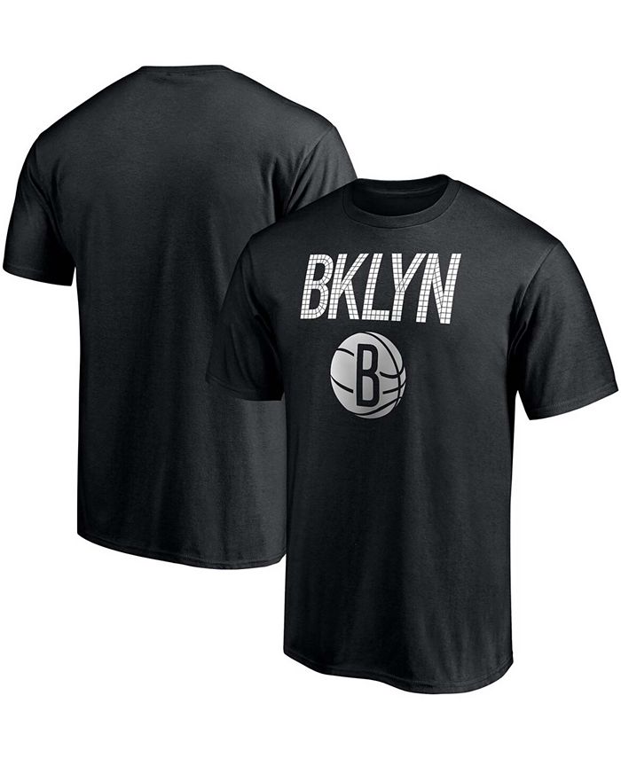 

Мужская черная футболка Brooklyn Nets Post Up Hometown Collection Fanatics, черный