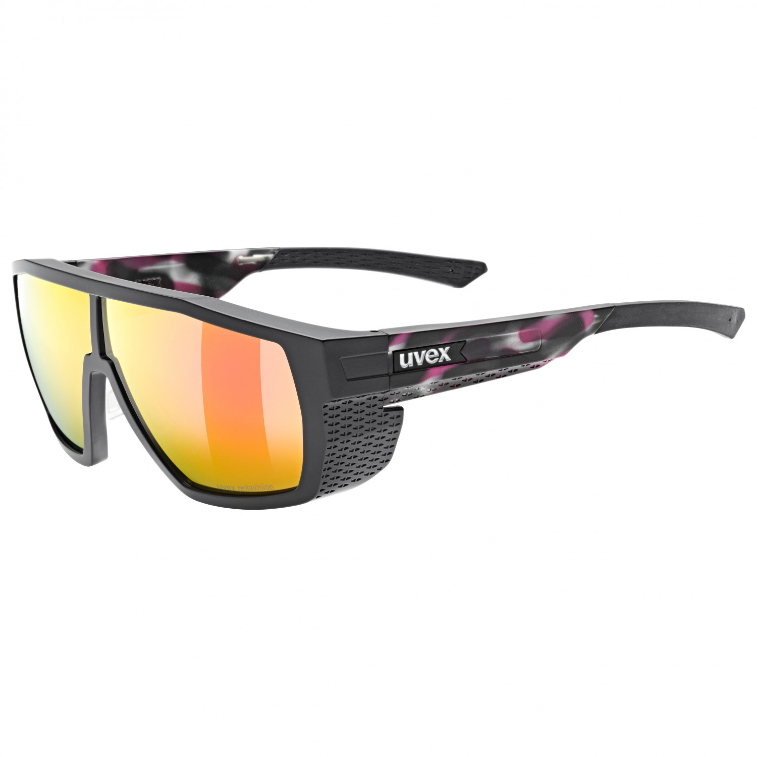 цена Солнцезащитные очки Uvex Mtn Style Polavision Mirror Cat 3, цвет Black/Pink Tortoise Matt