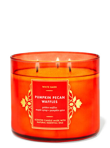 

Свеча с 3 фитилями Pumpkin Pecan Waffles, 14.5 oz / 411 g, Bath and Body Works