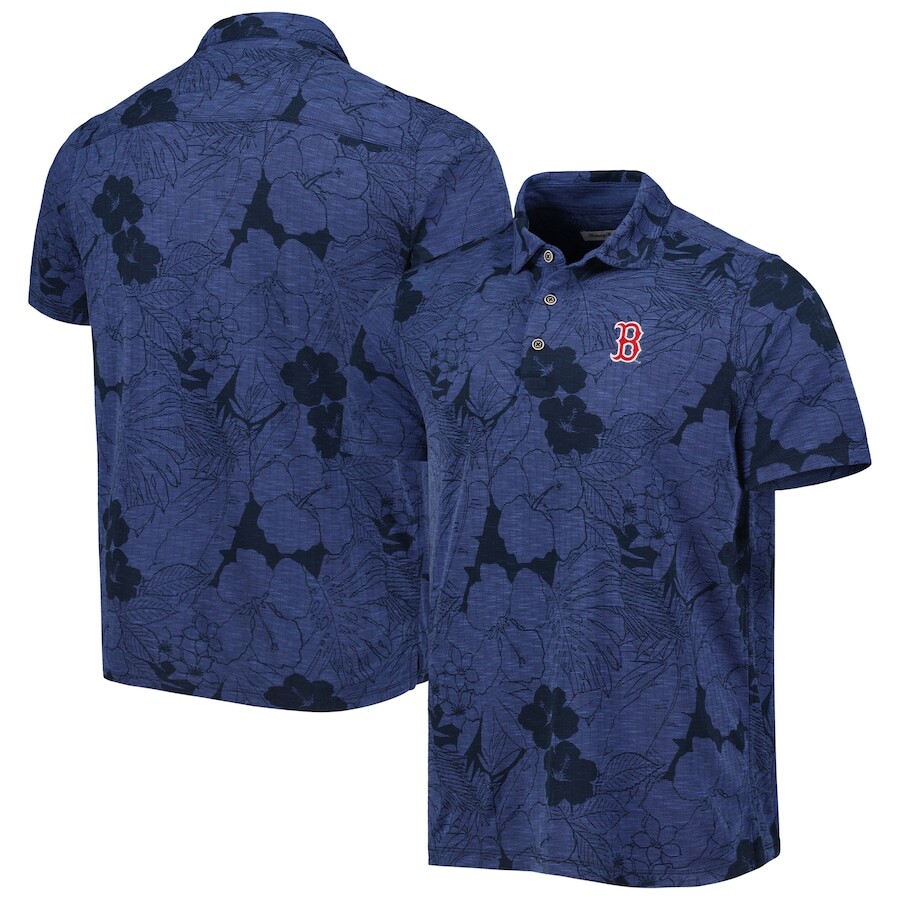 

Поло с коротким рукавом Tommy Bahama Boston Red Sox, нави