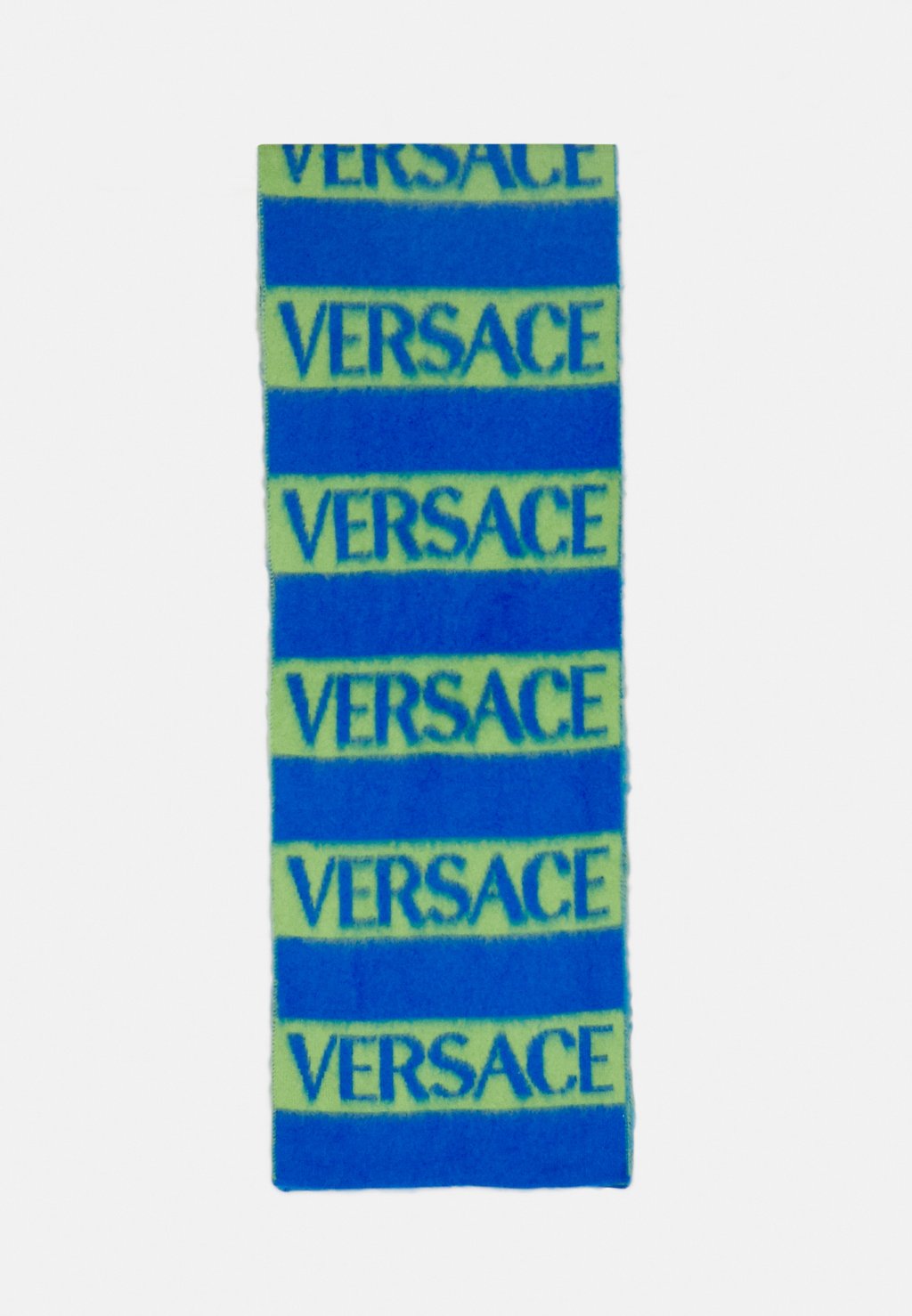 цена Шарф Other Serie Unisex Brushed Logo Versace, цвет bluette/verde acido