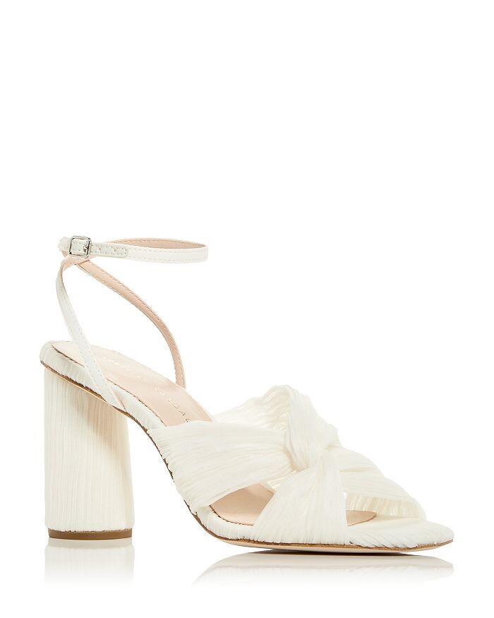 

Женские плиссированные босоножки Reed на высоком каблуке Loeffler Randall