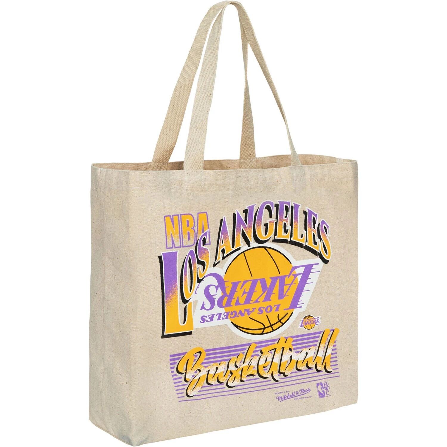 

Женская большая сумка с графическим принтом Mitchell & Ness Los Angeles Lakers
