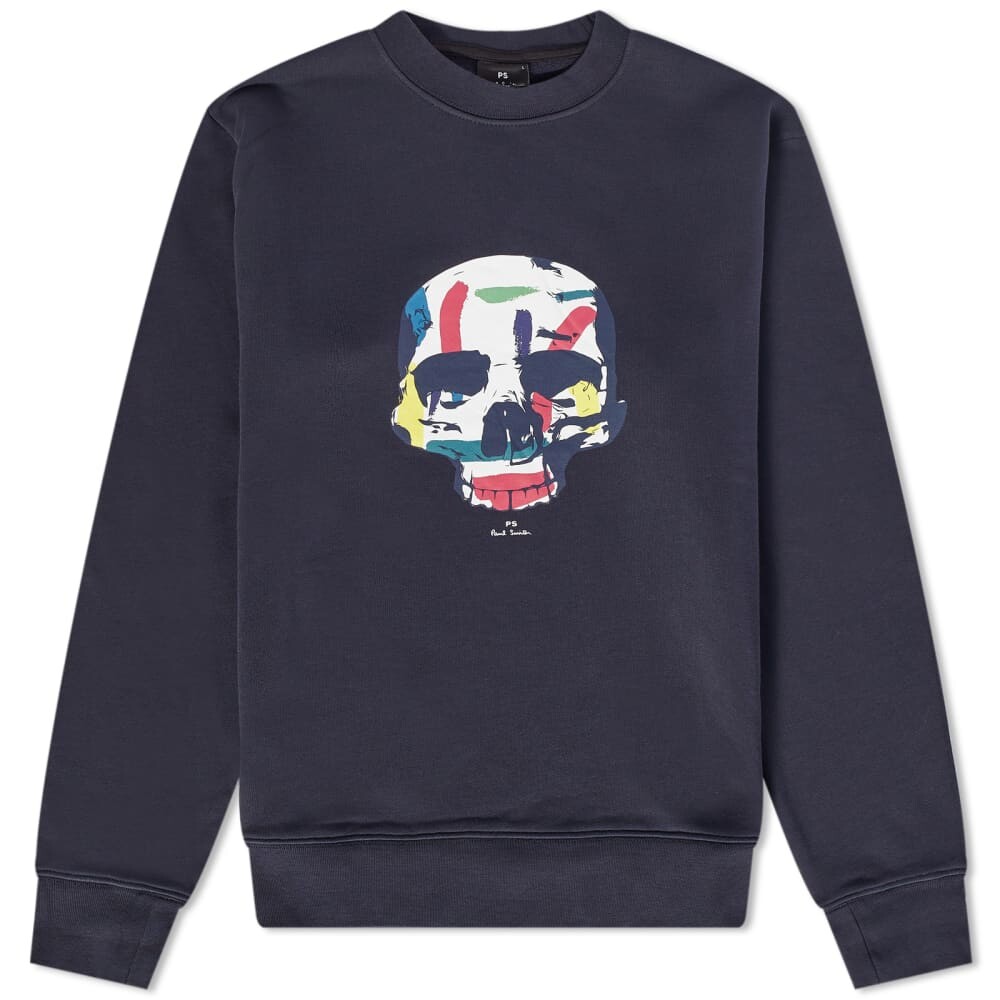 

Свитшот Paul Smith Skull Crew, синий