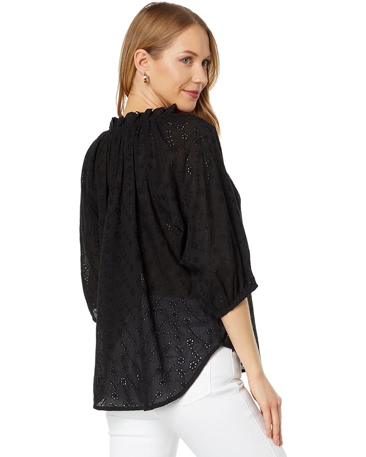 

Блуза Dylan by True Grit Colette Eyelet Lauren Blouse, черный