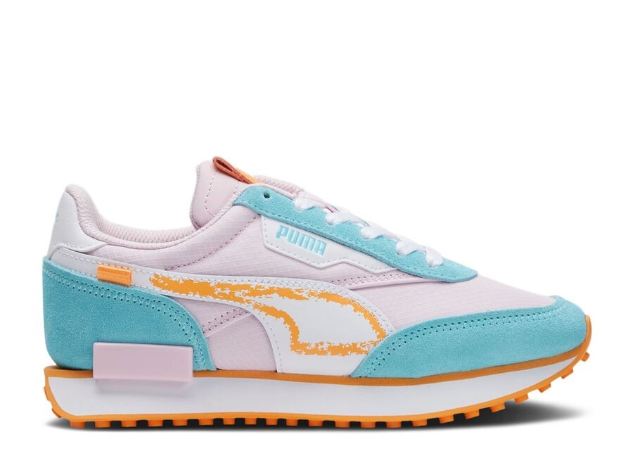 

Кроссовки Puma Future Rider Big Kid 'Spring Sketchbook', розовый