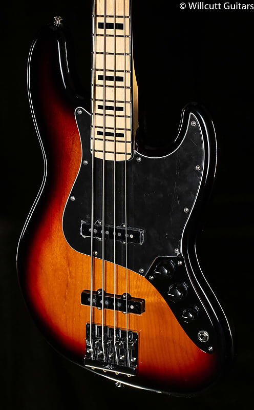 Басс гитара Fender Geddy Lee Jazz Bass 3-Tone Sunburst Maple Bass Guitar-MX22069324-9.56 lbs