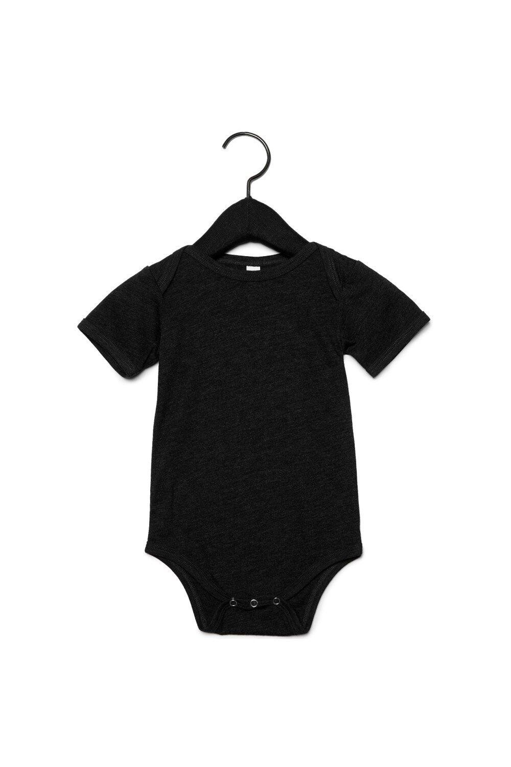 

Комбинезон Baby Triblend с короткими рукавами Bella + Canvas, черный