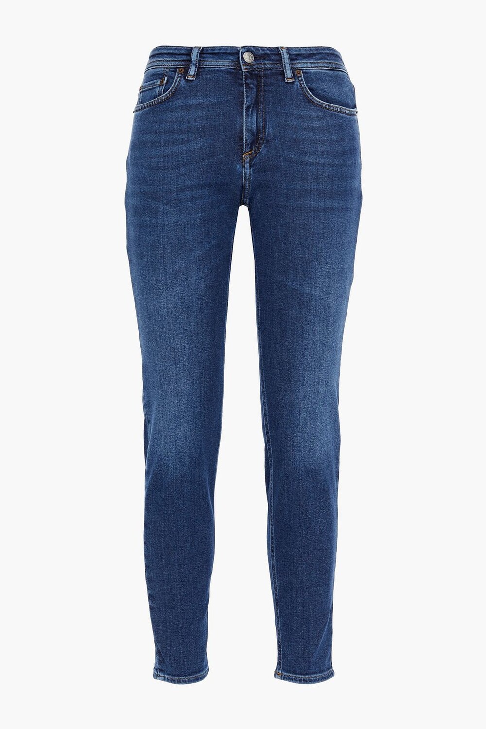 

Джинсы скинни Climb с завышенной талией Acne Studios, синий