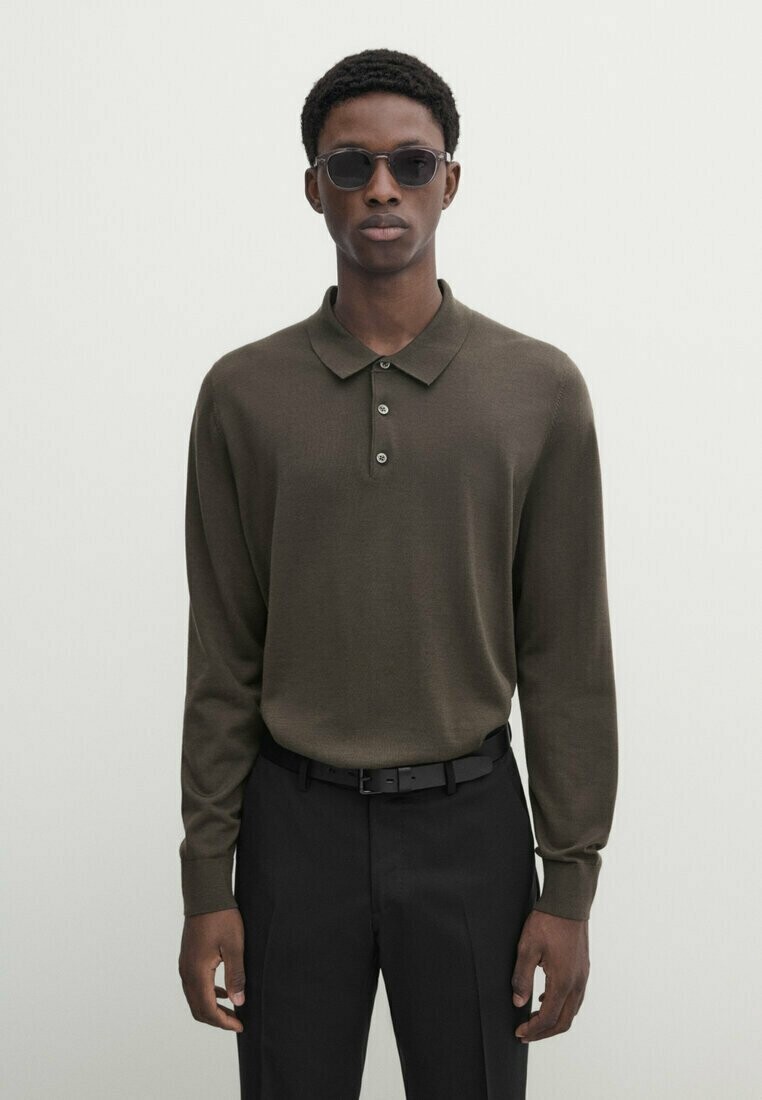 

Свитер Massimo Dutti, хаки