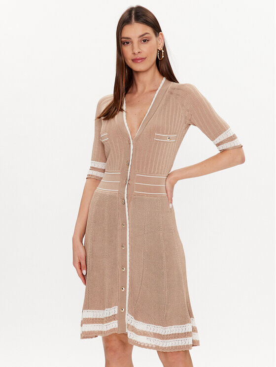 

Трикотажное платье обычного кроя Marciano Guess, бежевый