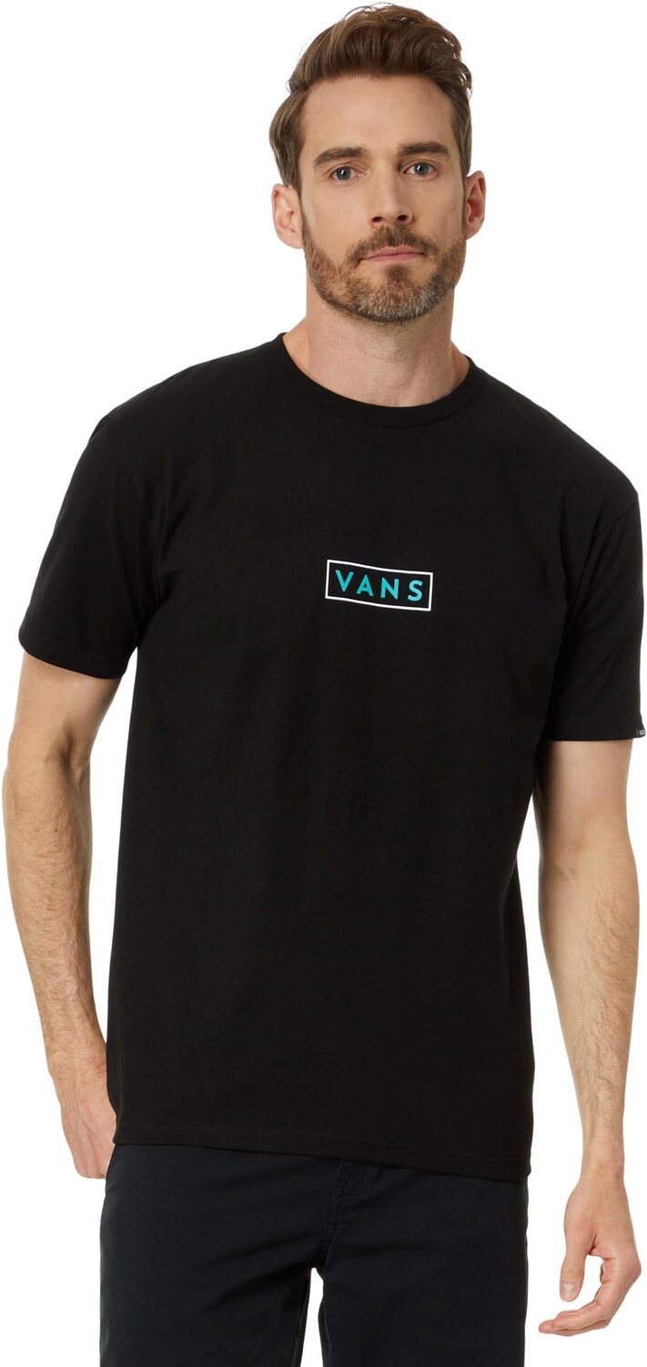 

Классическая футболка Easy Box с короткими рукавами Vans, цвет Black/White/Waterfall