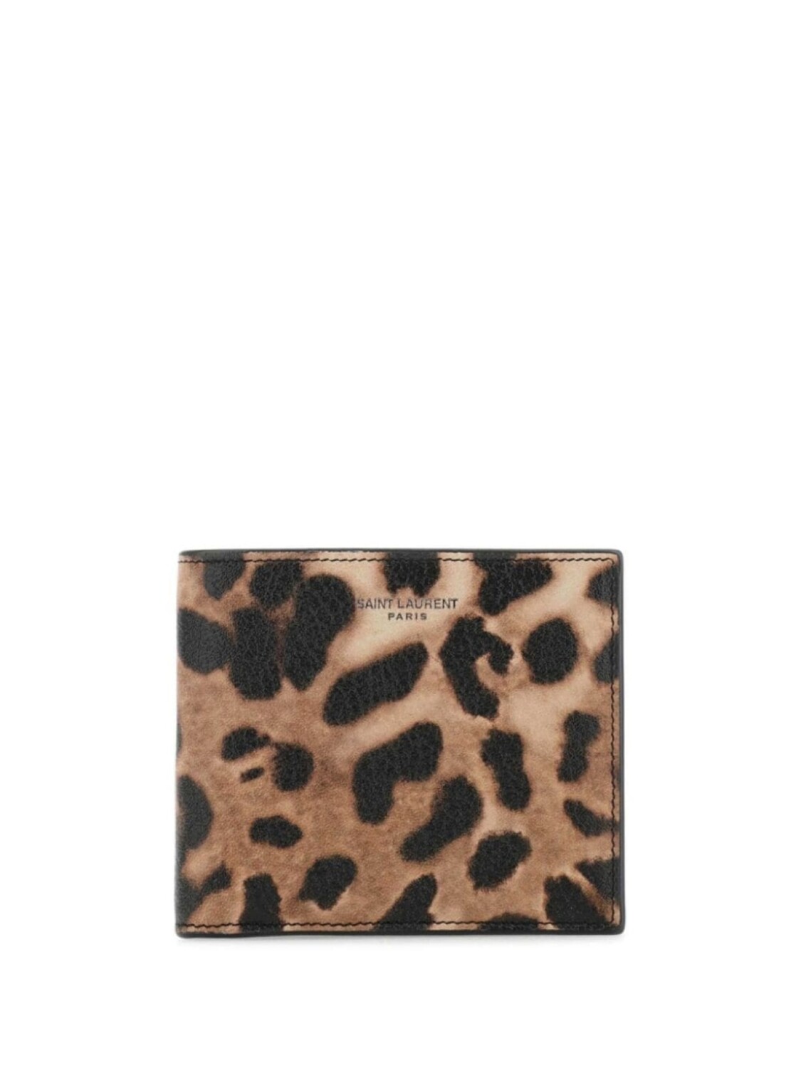 

Saint Laurent кошелек из принтованной кожи, коричневый