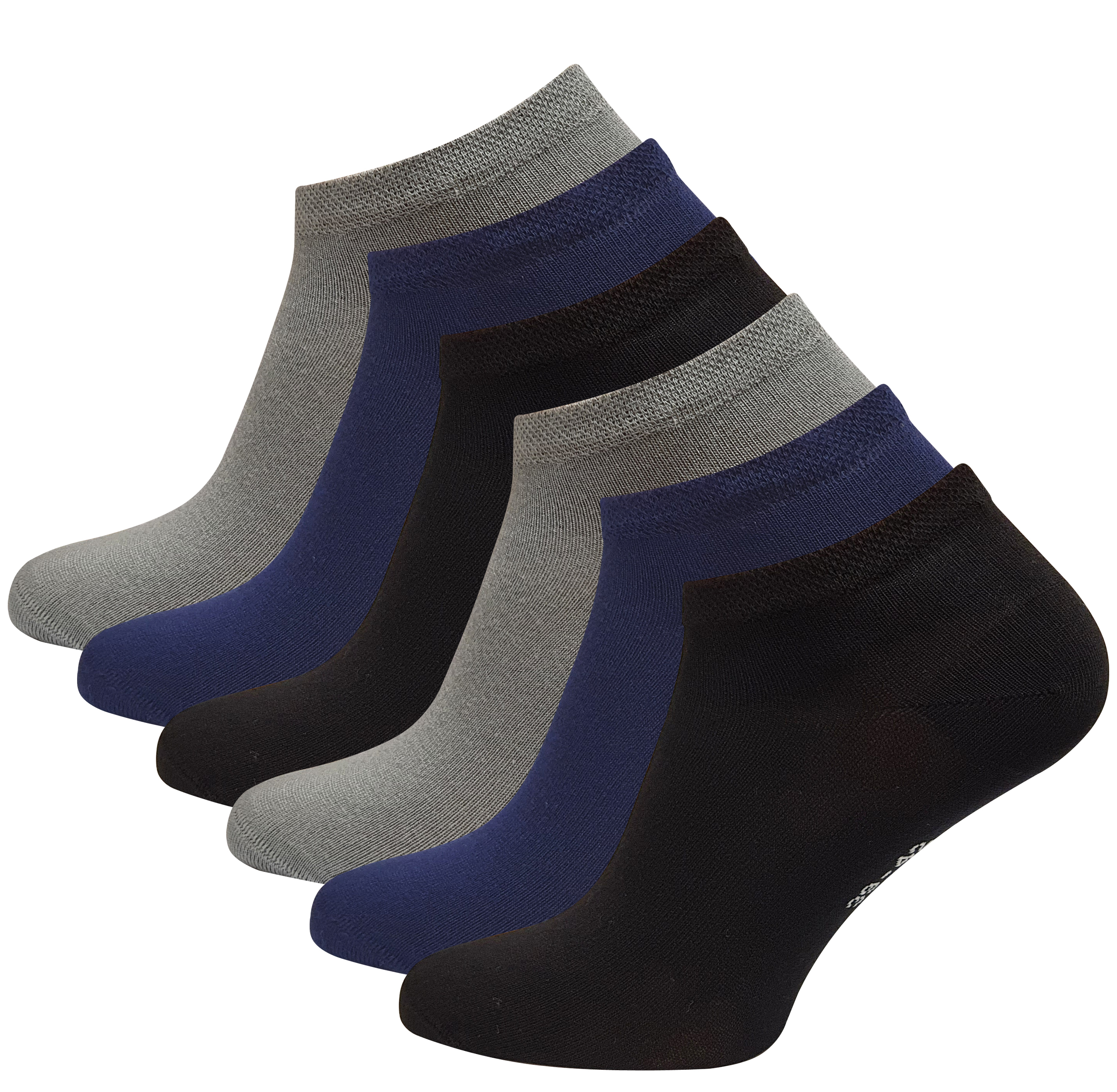цена Носки Vincent Creation Sneaker Bambus 6 шт, цвет schwarz/grau/marineblau