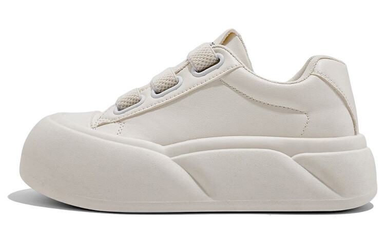 

Кроссовки RENBEN Skateboarding Shoes Women's Low-top Beige, бежевый