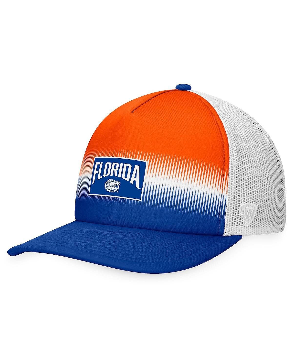 

Мужская регулируемая шляпа Royal, оранжевая Florida Gators Daybreak Foam Trucker Top of the World