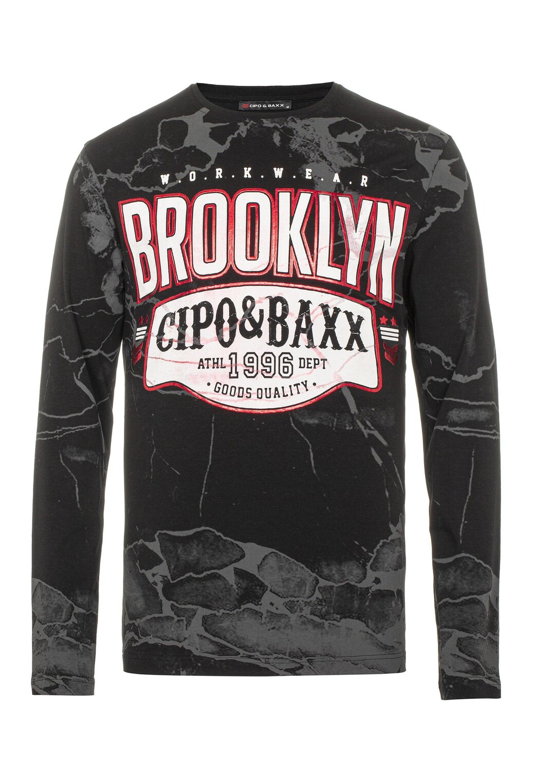 

Лонгслив Cipo & Baxx Langarmshirt, черный