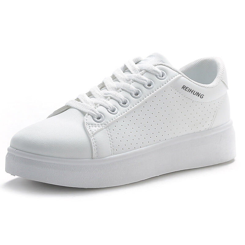 

Кроссовки REIHUNG Skateboarding Shoes Women's Mid-top, цвет White Four Seasons model