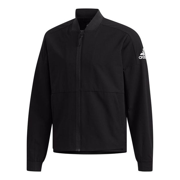 Куртка adidas Jkt Wv Light baseball uniform Athleisure Casual Sports Loose Stand Collar Jacket Black, черный