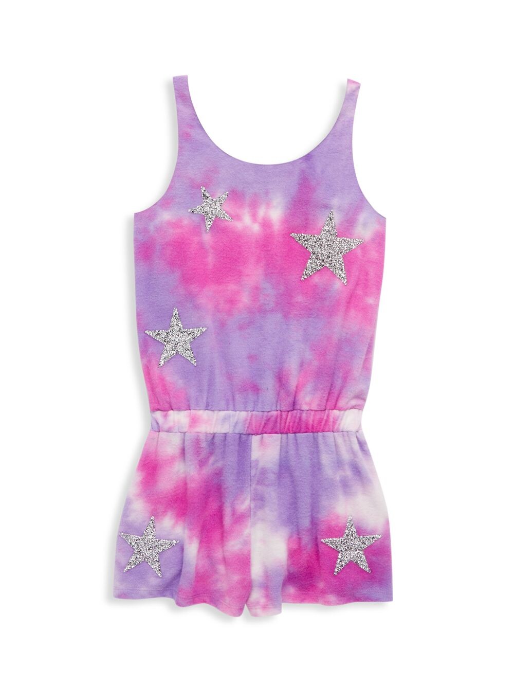

Комбинезон Little Girl's & Girl's Glittery Stars Tie-Dye MIA New York, фиолетовый