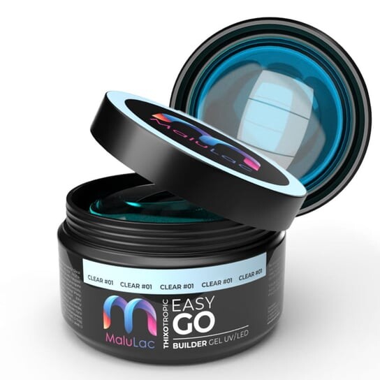 

Гель для наращивания ногтей MaluLac tixo (с тиксотропией) EasyGo Clear 12г