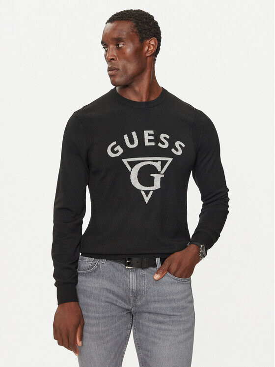 

Свитер обычного кроя Guess, черный
