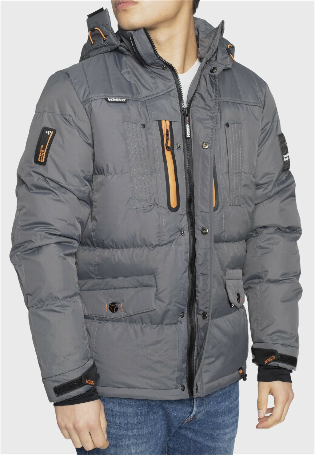Куртка зимняя BASILBOLI Geo Norway, цвет dark grey