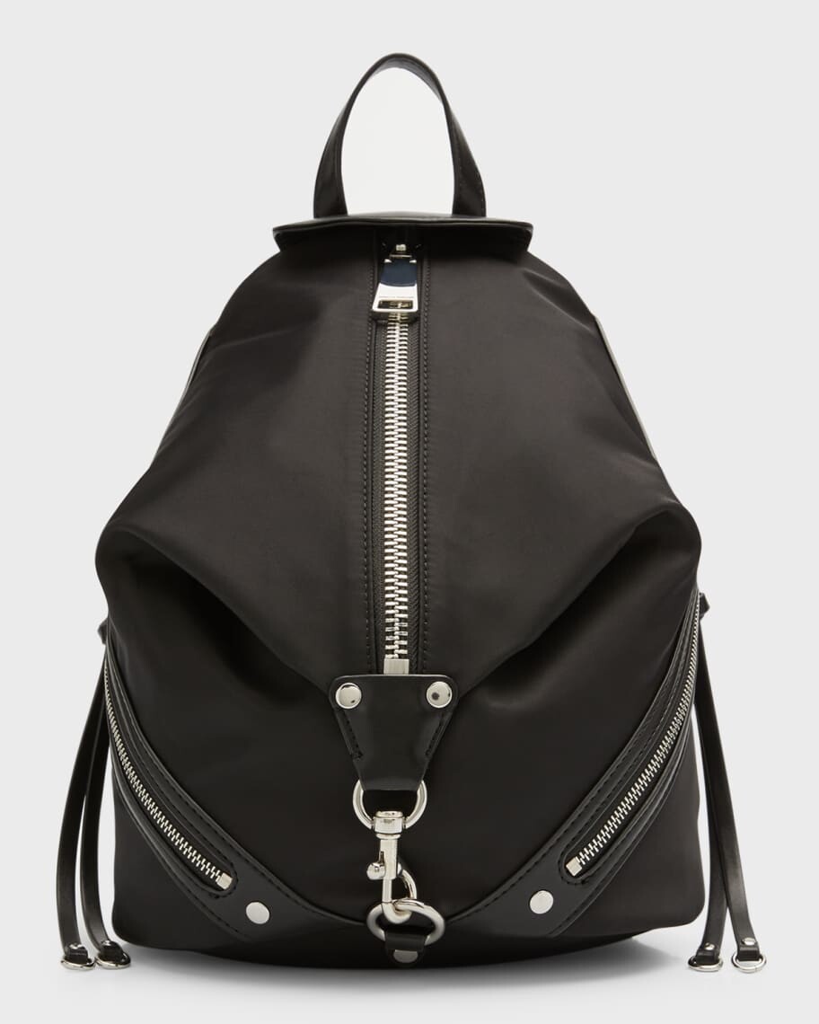 

Городской нейлоновый рюкзак на молнии среднего размера Rebecca Minkoff