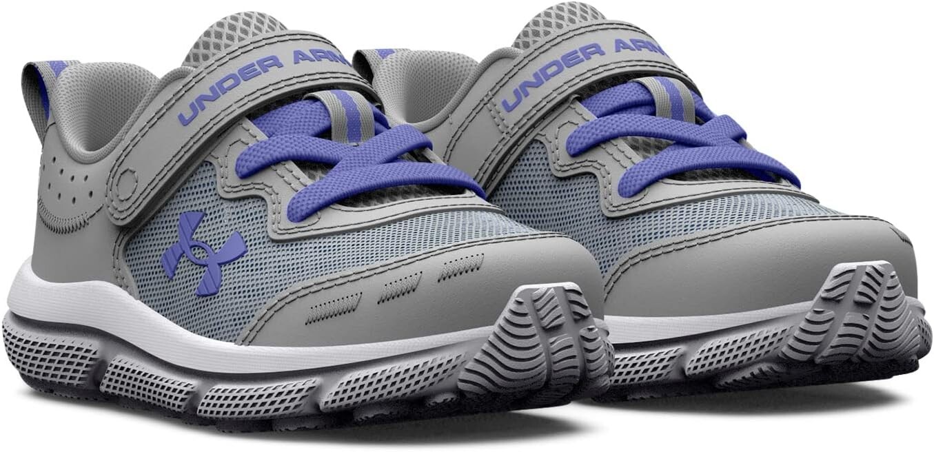 

Кроссовки Assert 10 Alternate Closure Under Armour, цвет Mod Gray/Nebula Purple/Baja Blue