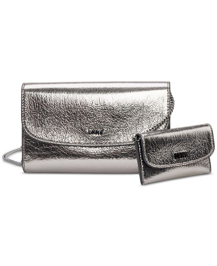 

Кошелек Lumen на цепочке DKNY, серебро