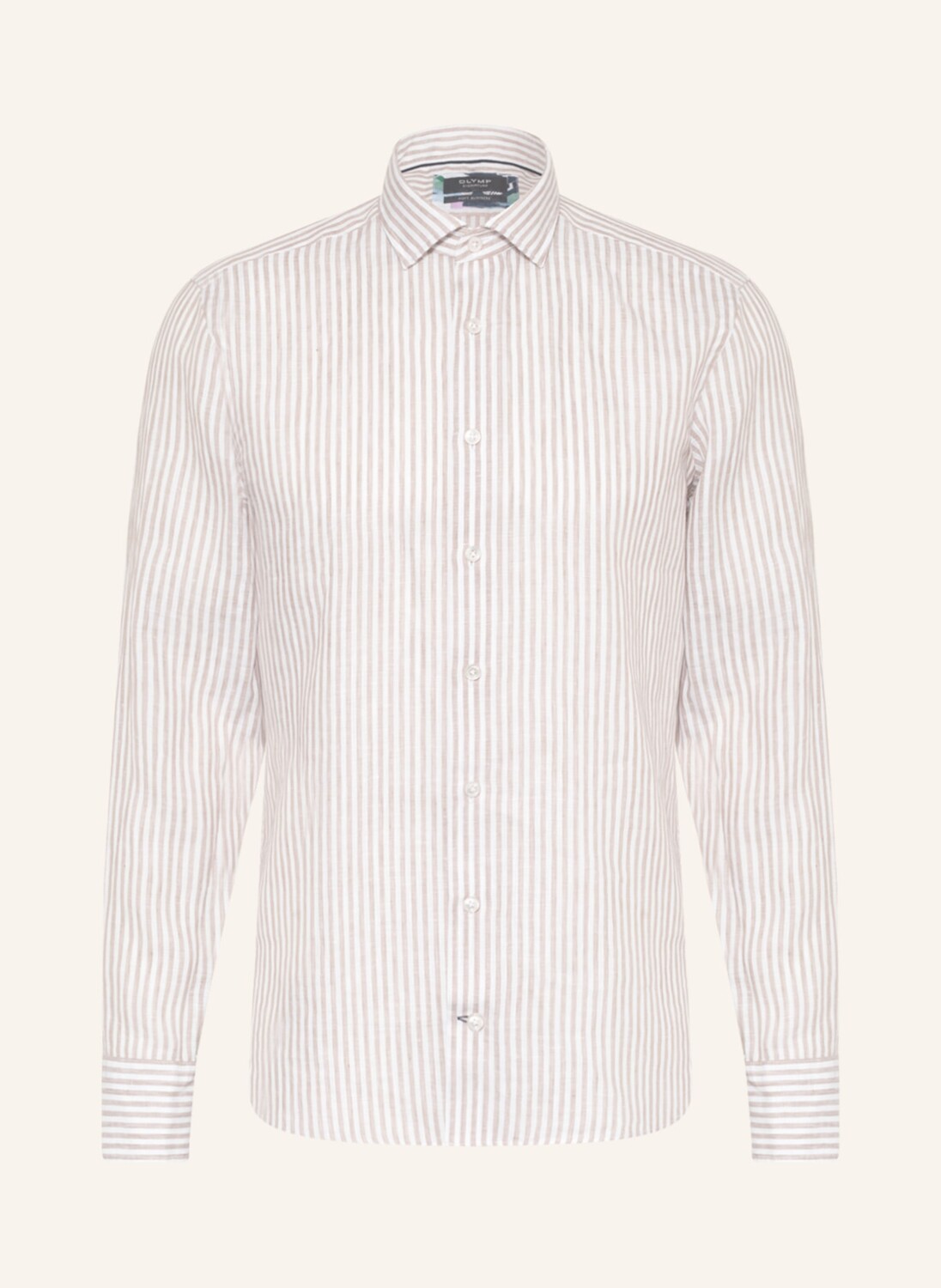 

Рубашка OLYMP SIGNATURE Soft Business tailored fit, бежевый