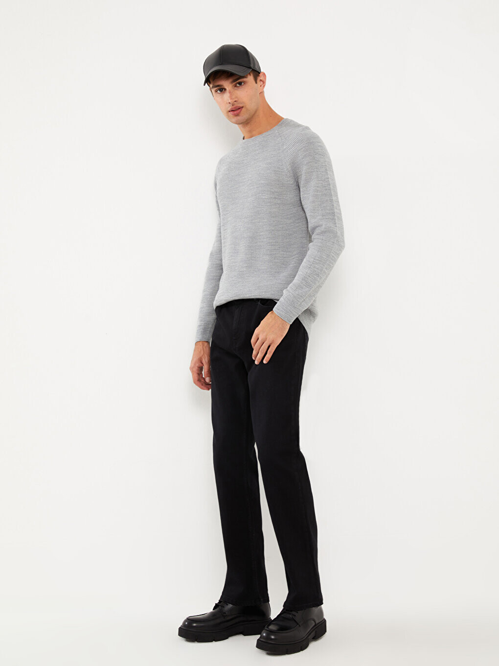 

790 Мужские джинсовые брюки удобного кроя LCW Jeans, черное родео, Черный