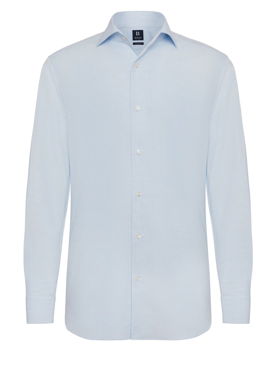 

Рубашка Boggi Milano Regular fit Button Up, светло-голубой