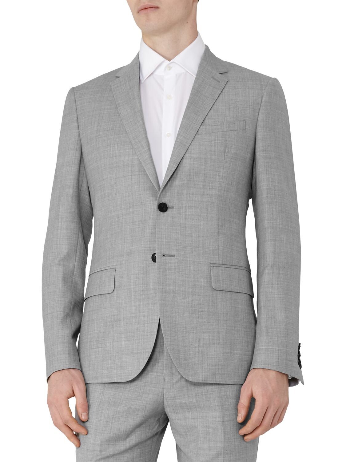 

Пиджак костюма Harry Modern Fit Reiss, серый
