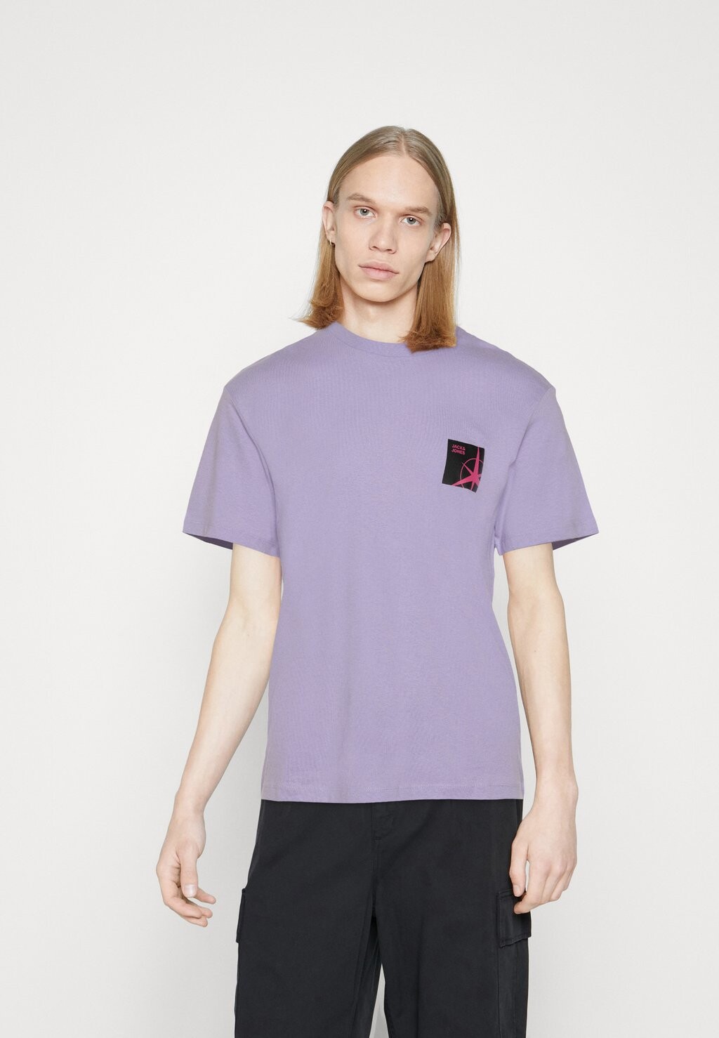

Футболка с принтом Jack & Jones, сиреневый