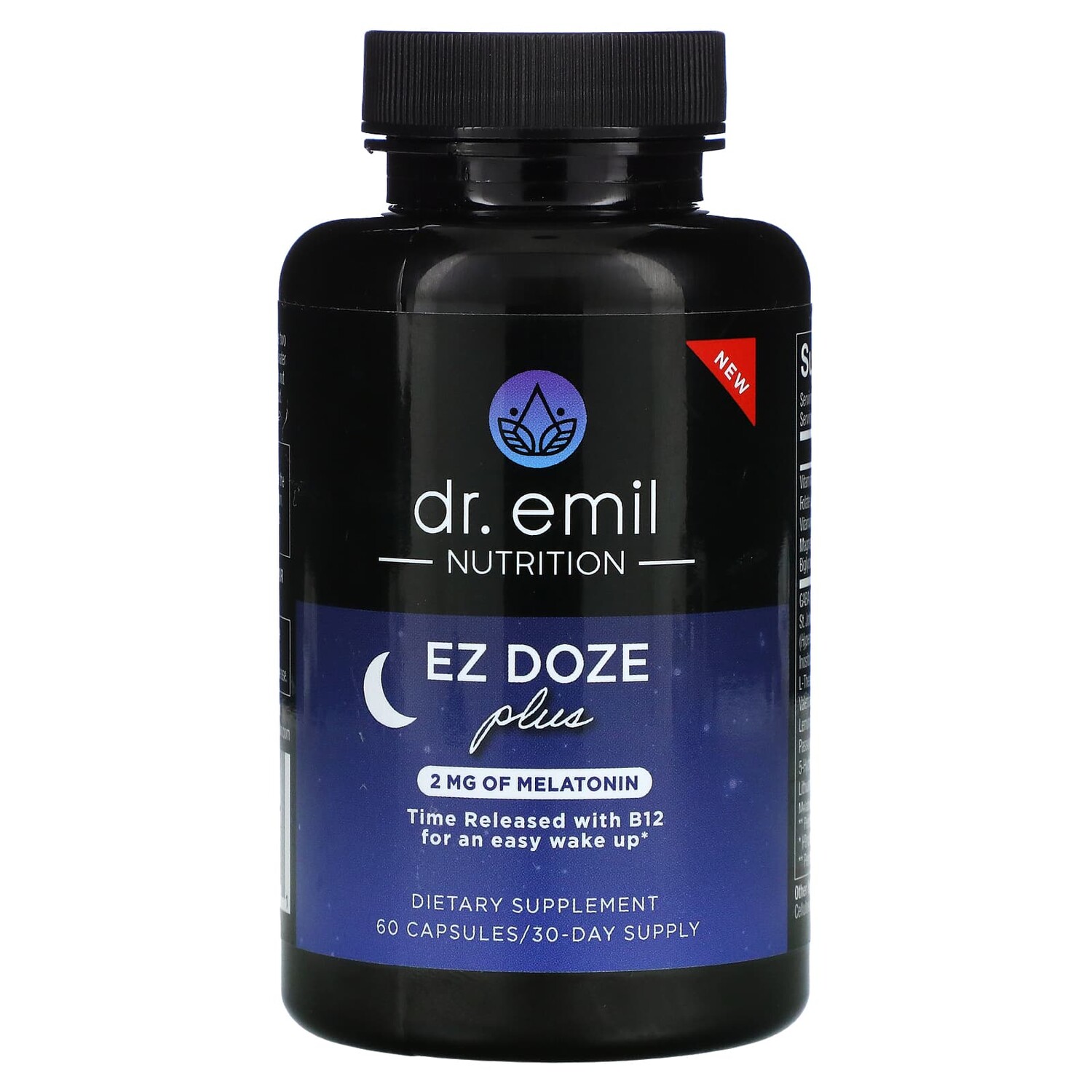 

EZ DOZE Plus Melatonin, 60 капсул, Dr. Emil Nutrition